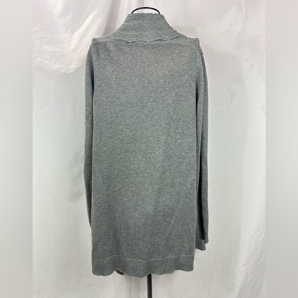 Banana Republic grey wool blend cardigan size M - Picture 4 of 7